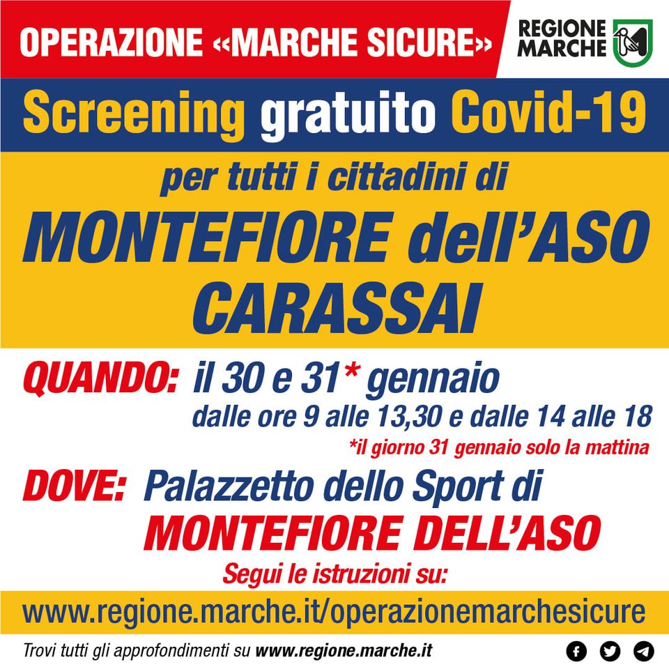 Screening gratuito COVID-19